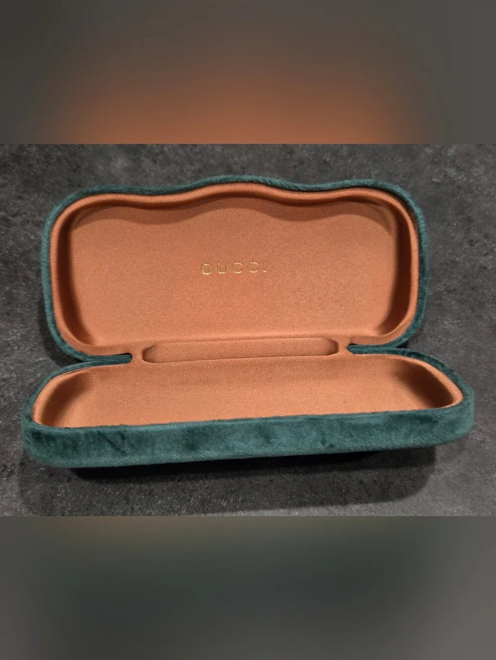 Gucci Black Oval Sunglasses with Case